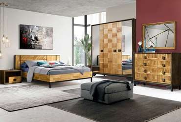 Кровать Cube Design 160х200 бежевого цвета