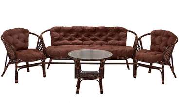 Комплект мебели Багамы XL коричневого цвета