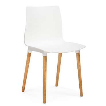 Обеденный стул Кобе белого цвета
