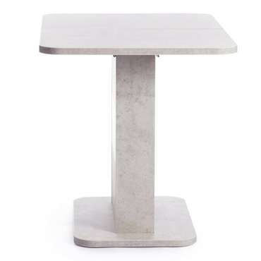 Стол обеденный раздвижной Smart цвета белый бетон