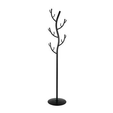 Вешалка - стойка Дерево черного цвета