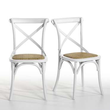 Набор из двух стульев Humphrey белого цвета
