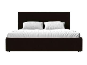 Кровать Кариба 200х200 темно-коричневого цвета с подъемным механизмом