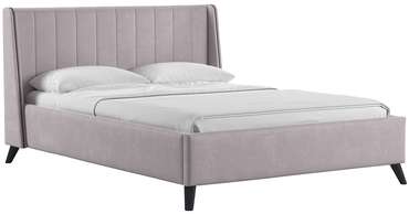Кровать без подъемного механизма Виола 140х200 розового цвета
