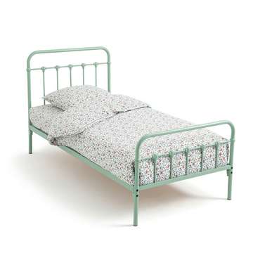Металлическая кровать Asper 90x190 зеленого цвета