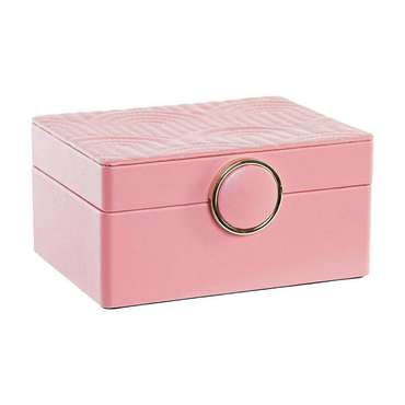 Шкатулка Розовый Деревянный MDF 23 x 17 x 10 cm