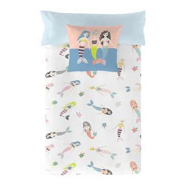 Пододеяльник Naturals Mermaids 80/90 кровать 150 x 220 см