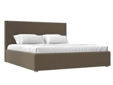 Кровать Кариба 180х200 бежево-коричневого цвета с подъемным механизмом