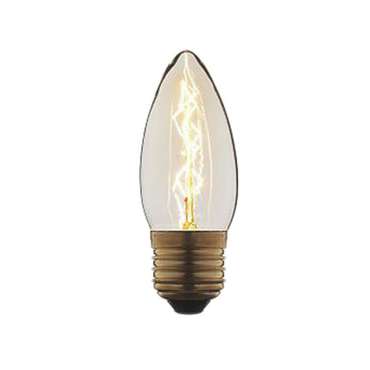 Ретро лампа накаливания E27 40W 220V 3540-E формы свечи