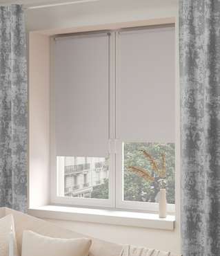 мини ролета Лайт 72,5х175 светло-серый