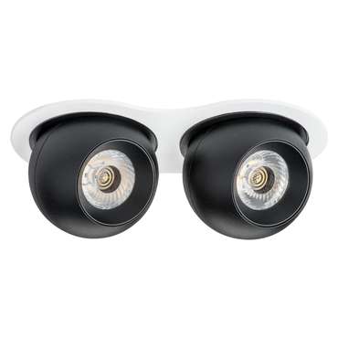 Светильник INTERO LED 9W*2 850LM*2 24G БЕЛЫЙ/ЧЕРНЫЙ 4000K (217626+217074+217074)
