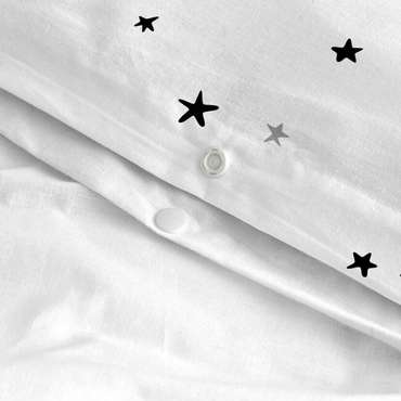 Пододеяльник Blanc Constellation 220x240 белого цвета