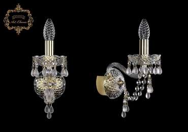 Хрустальное бра Art Classic 45597 10.24.1.141.Gd.V0300 подсвечник с подвесками