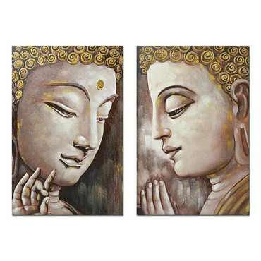 Картина Будда 80 x 3 x 120 cm Восточный (2 штук)