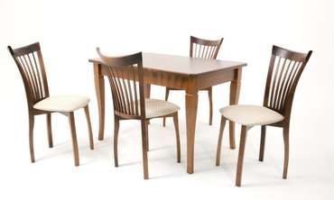 Обеденная группа Моцарт 120 цвета орех