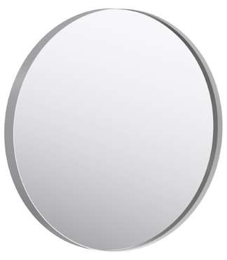 Настенное зеркало RM D60 в металлической раме белого цвета