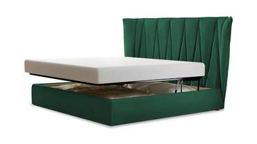 Кровать Ананке 140х200 зеленого цвета