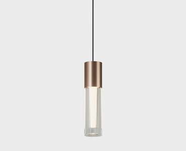 Подвесной светильник IT014-0204 rose gold (пластик, цвет прозрачный)