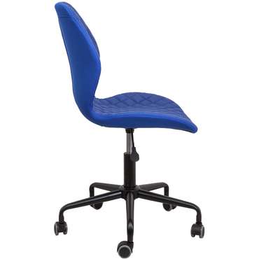 Кресло поворотное Delfin синего цвета