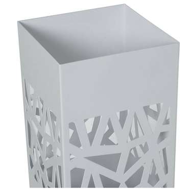 Корзина для зонтов Белый Квадратный 15 x 49 x 15 cm