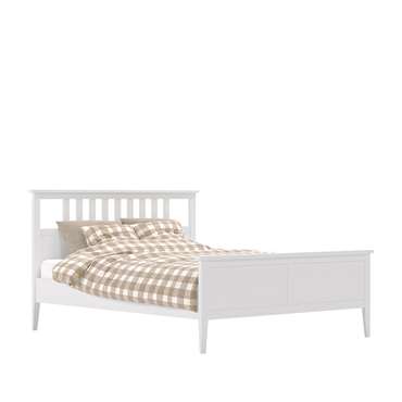Кровать Мира 160х200 белого цвета с основанием