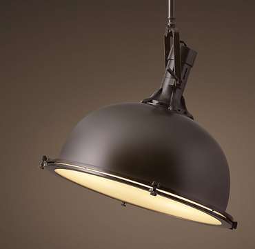 Потолочная лампа Dark brass natural
