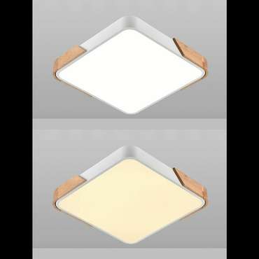 Потолочный светильник Scandinavian LED LAMPS 81410 (пластик, цвет белый)