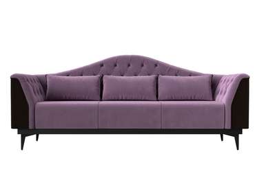 Прямой диван-кровать Флорида сиреневого цвета