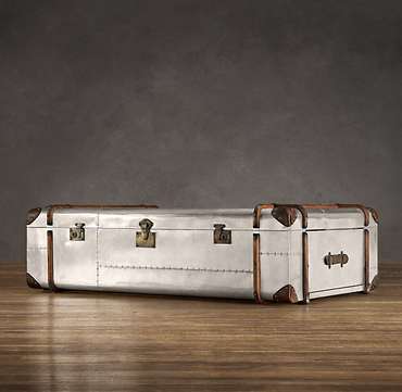 Кофейный столик Richard's trunk extra-large aluminum