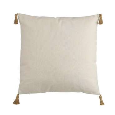 Декоративная подушка Chevery 45х45 бежево-белого цвета