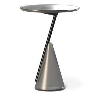 Кофейный столик Айс-коун серого цвета