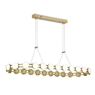 Светильник подвесной ST-Luce золотистый/белый LED 1*50W 4000K MONRO