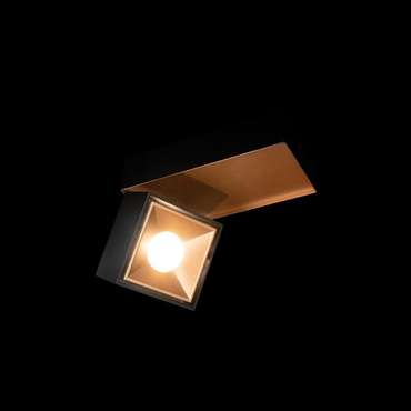 спот накладной Knof 10324/B Gold Black (металл, цвет золото)