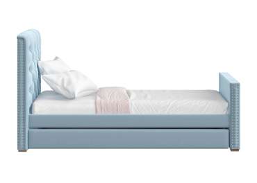 Кровать подростковая Elit soft 90х200 голубого цвета