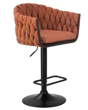 Барный стул Leon оранжевого цвета