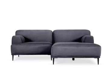 Угловой диван Portofino темно-серого цвета
