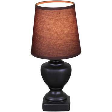 Настольная лампа 96201-0.7-01 dark brown (ткань, цвет коричневый)