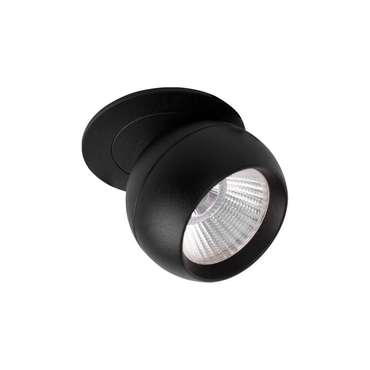 Встраиваемый светильник Dot 10332 Black (металл, цвет черный)