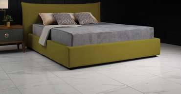 Кровать с подъемным механизмом Mainland 140х200 зеленого цвета