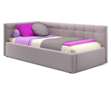 Кровать Bonna 90х200 лилового цвета с матрасом 