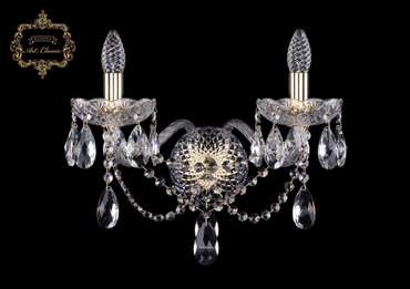 Хрустальное бра Art Classic 44501 10.21.2.200.XL.Gd.Sp подсвечник с подвесками