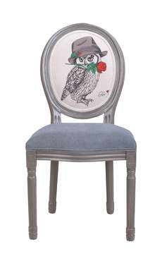 Интерьерный стул Volker owl ver. 3 серого цвета
