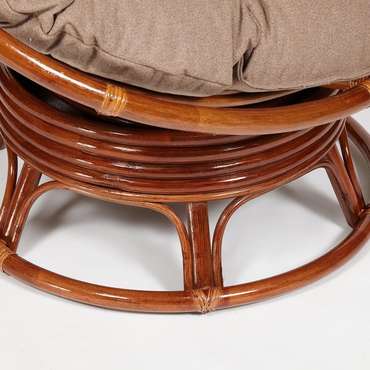 Кресло-качалка Papasan Pecan коричневого цвета