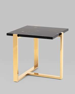 Кофейный столик Тоби черно-золотого цвета