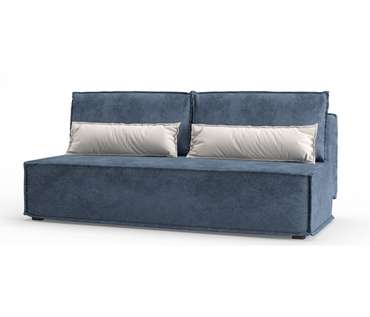 Диван-кровать Ли Рой Лайт в обивке из велюра темно-синего цвета