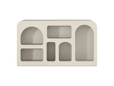 Стеллаж горизонтальный Castellana серо-бежевого цвета