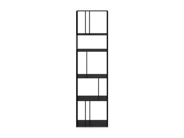 Стеллаж Shelf узкий черного цвета