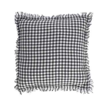 Чехол для подушки Lindiwe 45x45 черно-белого цвета
