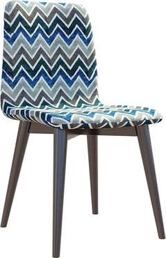Кухонный стул Архитектор в ткани Montblank с ножками цвета венге