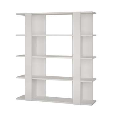Стеллаж прямой Tita Bookcase белого цвета